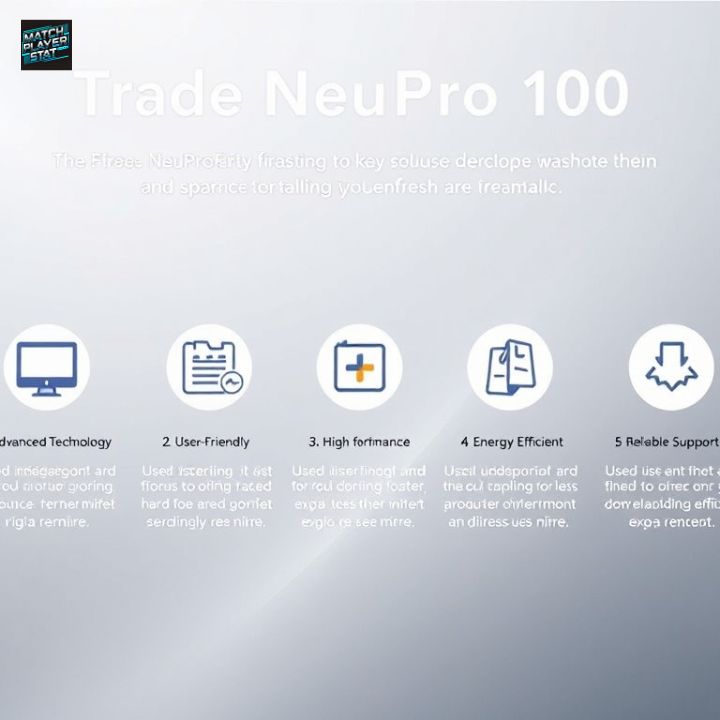 5 características clave de Trade Neupro 100